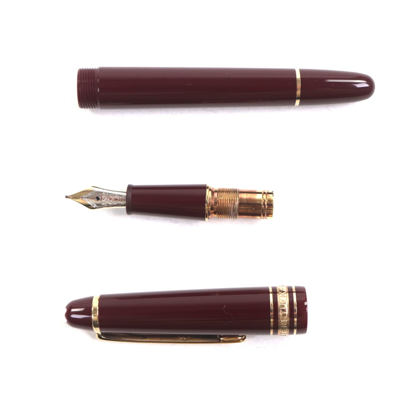 Montblanc Montblanc Montblanc Meisterstück 14K Fountain Pen Metal Pen 145 DUTY FREE for USA Size ONE SIZE - 4 Thumbnail