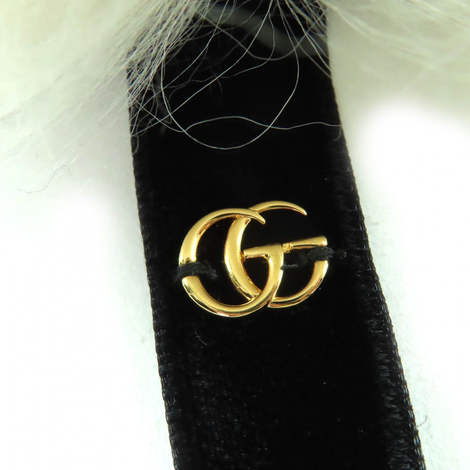 Gucci Gucci Gucci GGMetal Lamb Fur Hat Natural Material Hats 763498 DUTY FREE for USA Size ONE SIZE - 7 Thumbnail