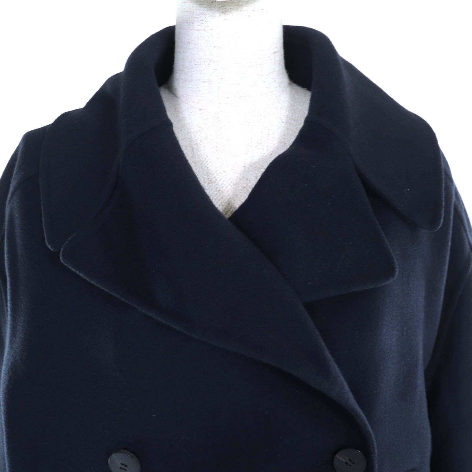 Dior Dior Christian Dior Cashmere Coat Leather Outerwear 940C02A0005 DUTY FREE for USA Size ONE SIZE - 2 Thumbnail