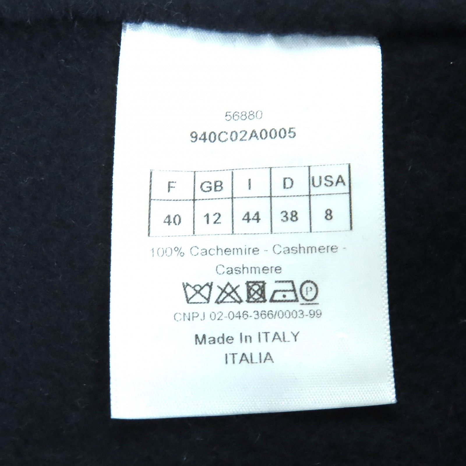 Dior Dior Christian Dior Cashmere Coat Leather Outerwear 940C02A0005 DUTY FREE for USA Size ONE SIZE - 8 Thumbnail