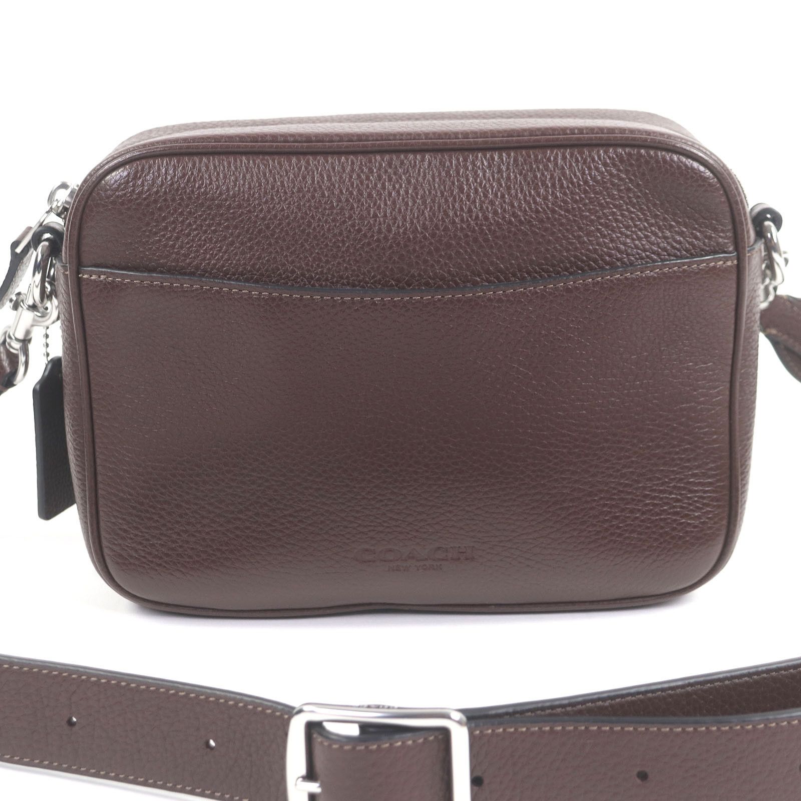 Coach Coach COACH Warner Cross Sling Refined Pebble Leather Shoulder Bag Leather Shoulder Bag 13711 DUTY FREE for USA Size ONE SIZE - 4 Thumbnail