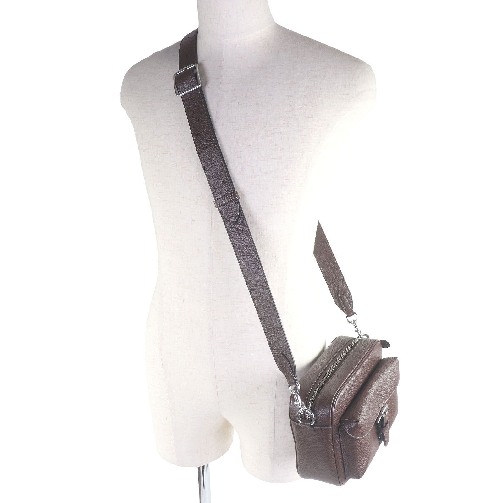 Coach Coach COACH Warner Cross Sling Refined Pebble Leather Shoulder Bag Leather Shoulder Bag 13711 DUTY FREE for USA Size ONE SIZE - 3 Thumbnail