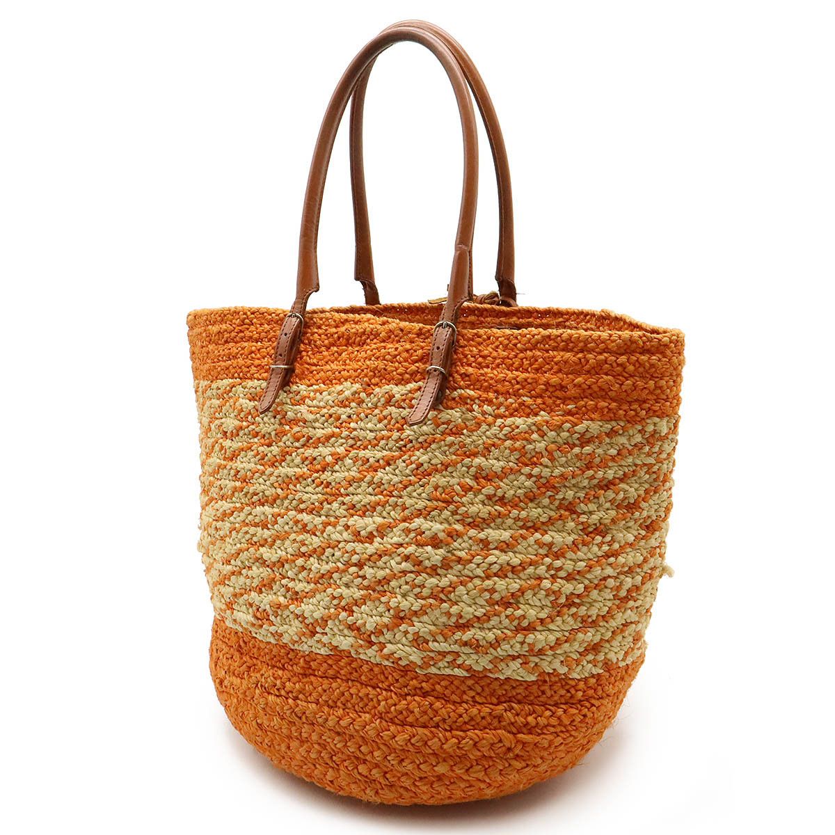 Balenciaga Balenciaga Balenciaga Raffia Leather 2way Bag 286370 Natural Material Tote Bag 286370 DUTY FREE for USA Size ONE SIZE - 2 Thumbnail