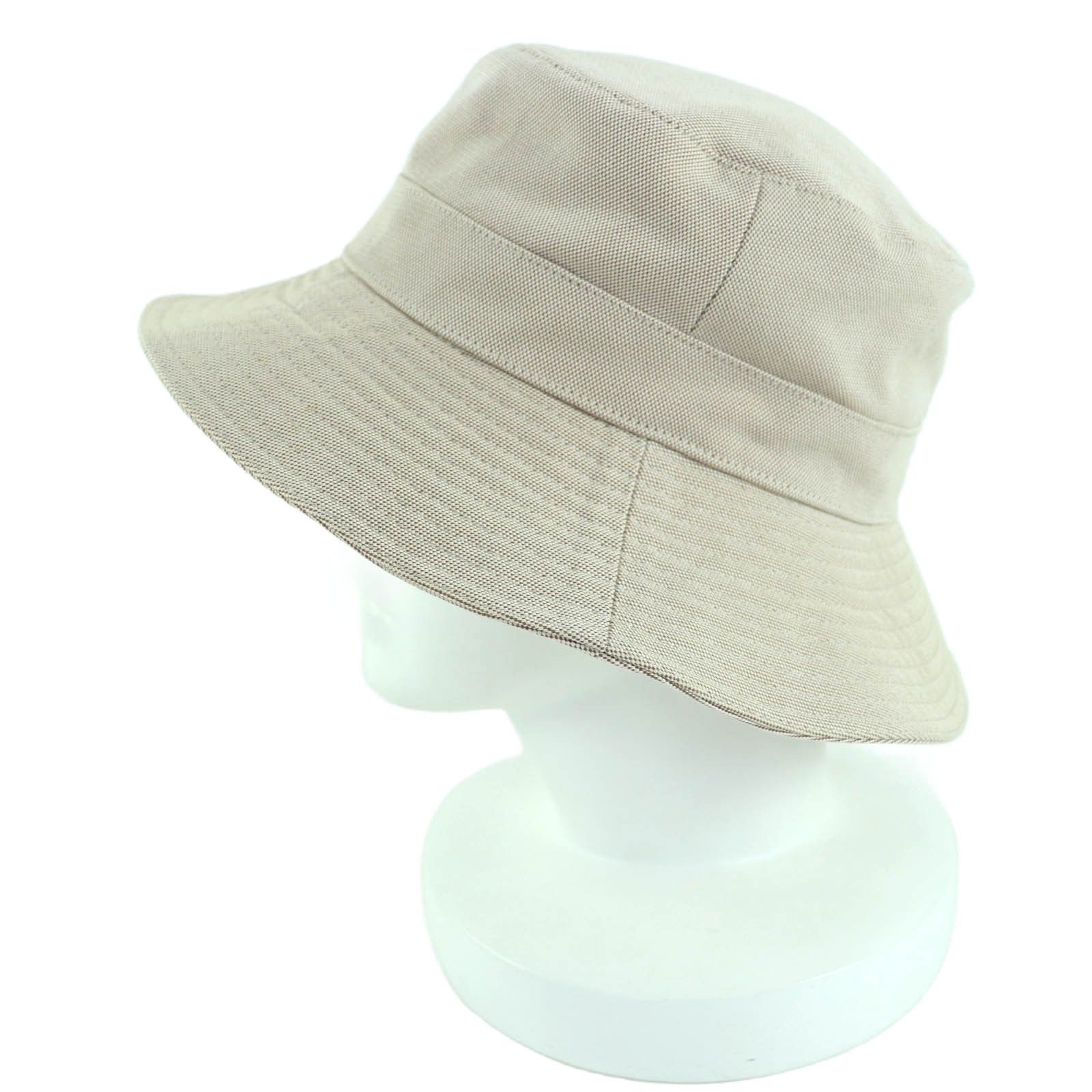 Hermes Hermes Hermès Leather Cotton Bucket Hat 56 Leather Hats DUTY FREE for USA Size ONE SIZE - 3 Thumbnail