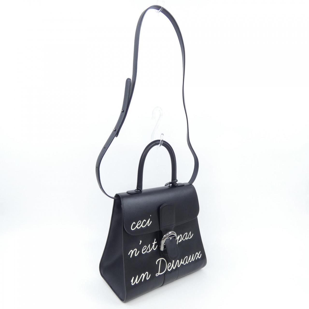 Delvaux Delvaux Delvaux L'HUMOUR RENE MAGRITTE Bag Leather Handbag DUTY FREE for USA Size ONE SIZE - 2 Thumbnail