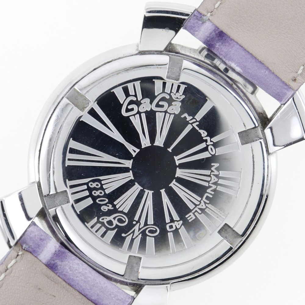 Other Other Gaga Milano Manuale 40 Stainless Steel Watch Metal Quartz DUTY FREE for USA Size ONE SIZE - 8 Thumbnail