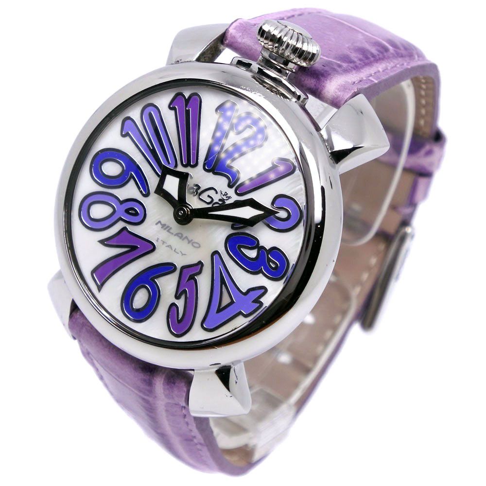 Other Other Gaga Milano Manuale 40 Stainless Steel Watch Metal Quartz DUTY FREE for USA Size ONE SIZE - 2 Thumbnail