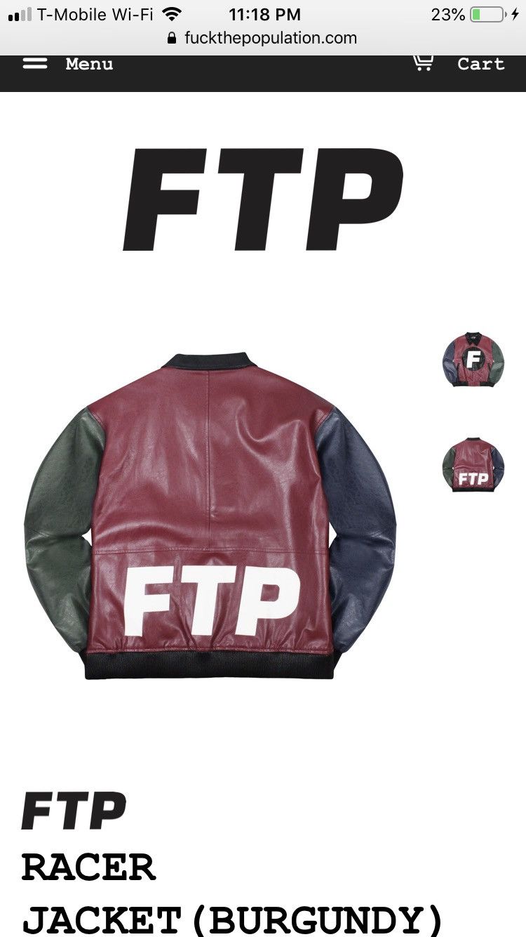 Fuck The Population FTP F-TEC ZIP UP PARKA | Grailed