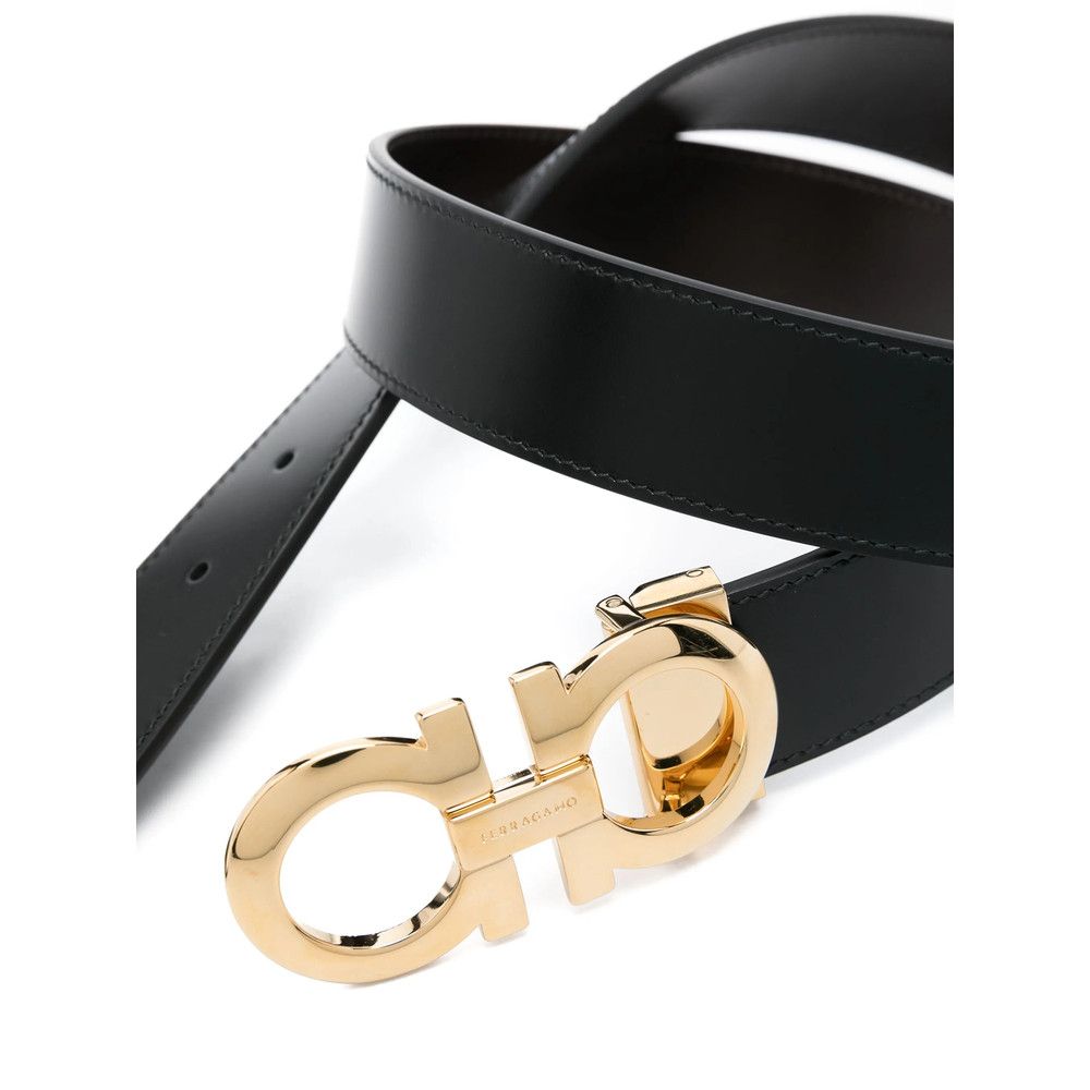 Salvatore Ferragamo Ferragamo BLACK Belts Size ONE SIZE - 2 Thumbnail