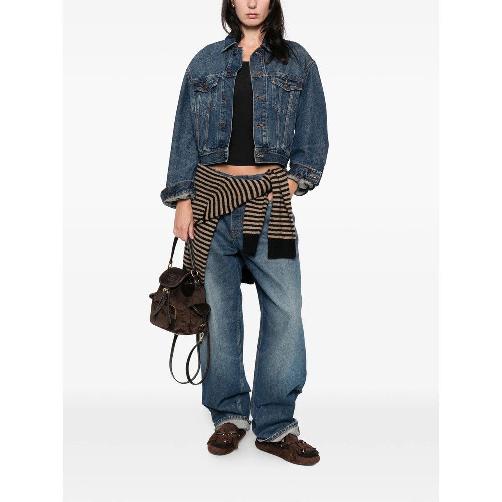 Frame Frame BLUE Jackets - Denim Jackets Size S / US 4 / IT 40 - 5 Thumbnail