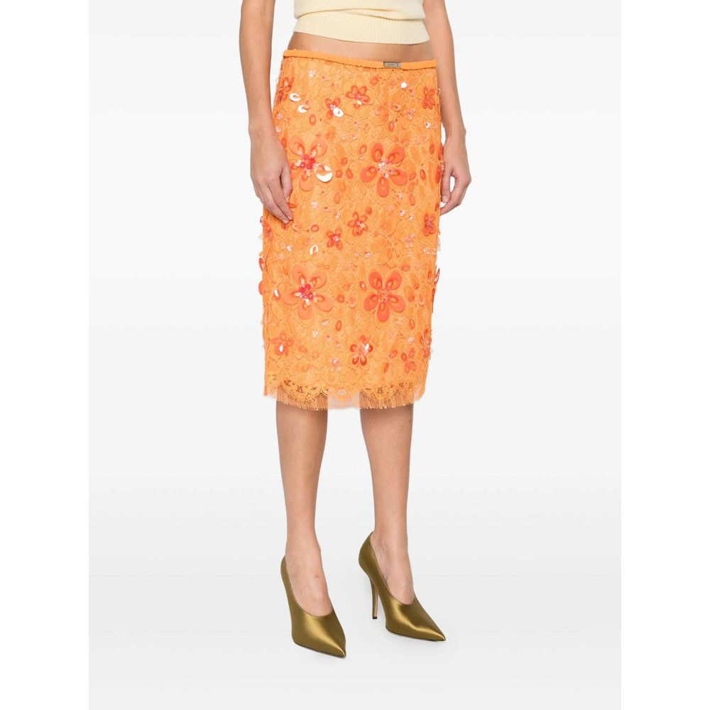 Gucci Gucci ORANGE Skirts - Straight Skirts Size 27" / US 4 / IT 40 - 3 Thumbnail