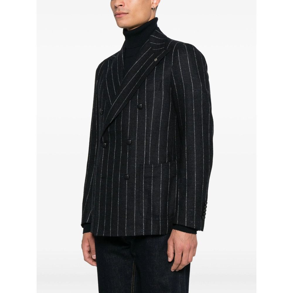 Tagliatore Tagliatore BLACK Jackets - Suit & Dinner Jackets Size US XL / EU 56 / 4 - 3 Thumbnail