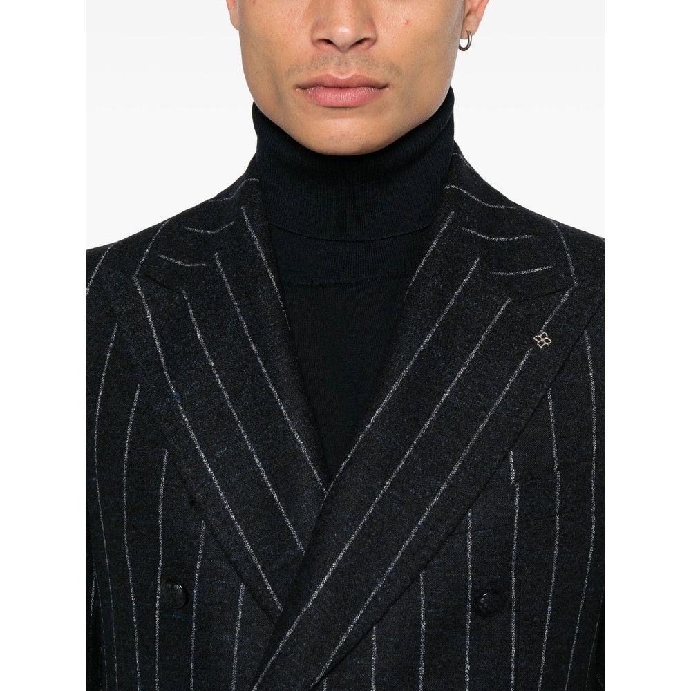Tagliatore Tagliatore BLACK Jackets - Suit & Dinner Jackets Size US XXL / EU 58 / 5 - 5 Thumbnail