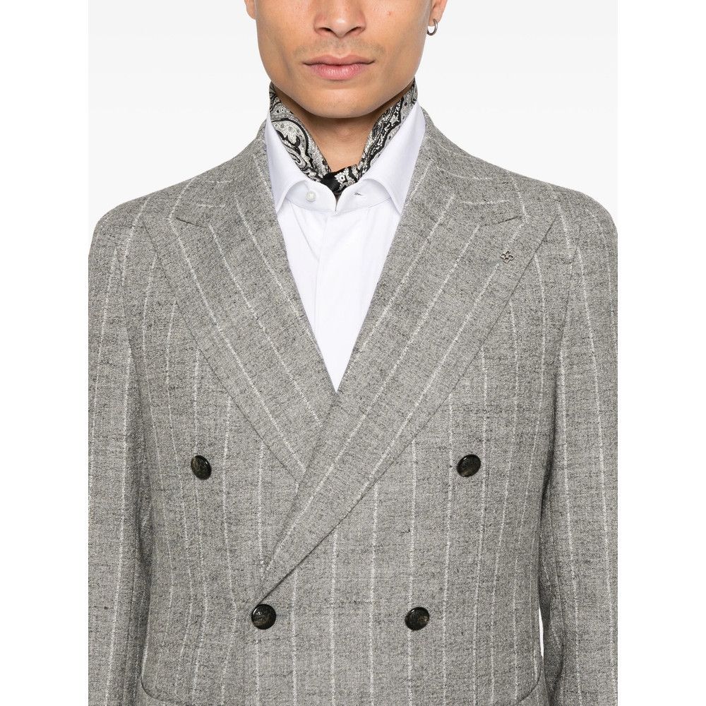 Tagliatore Tagliatore GREY Jackets - Suit & Dinner Jackets Size US L / EU 52-54 / 3 - 3 Thumbnail