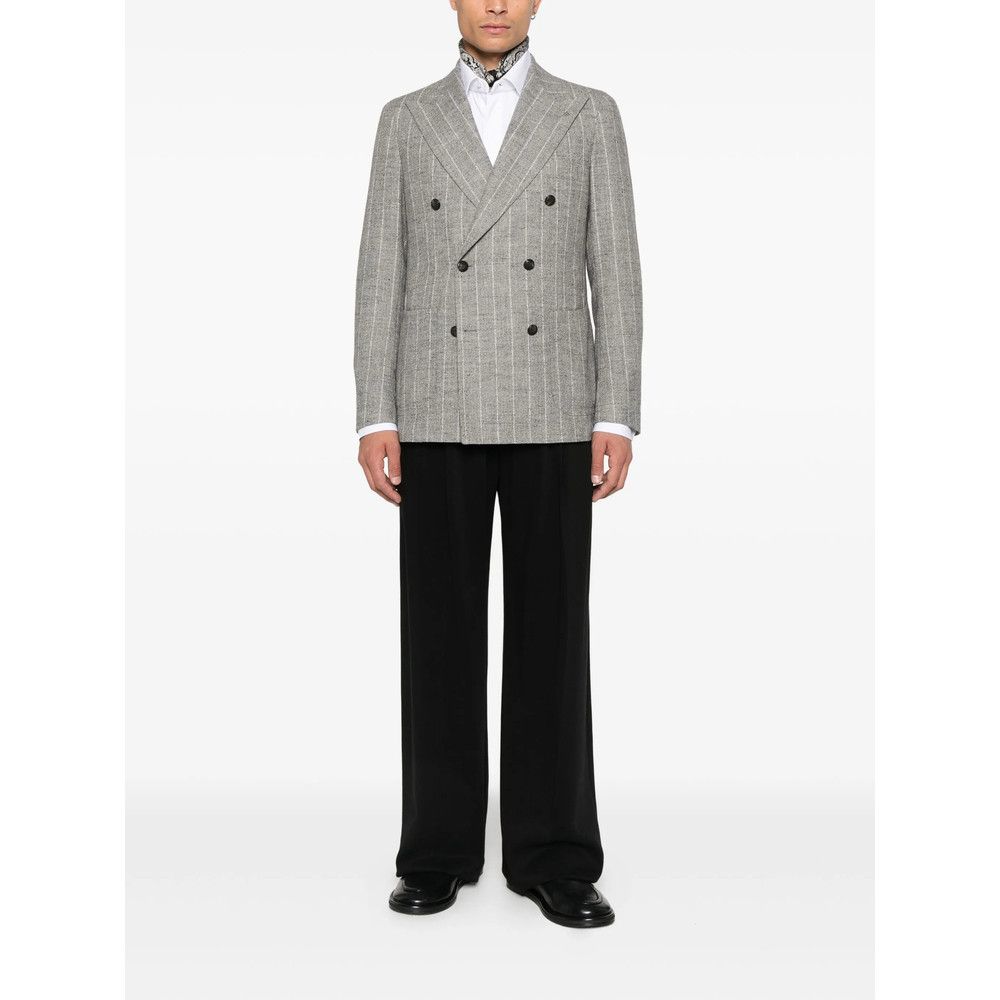 Tagliatore Tagliatore GREY Jackets - Suit & Dinner Jackets Size US XXL / EU 58 / 5 - 4 Thumbnail