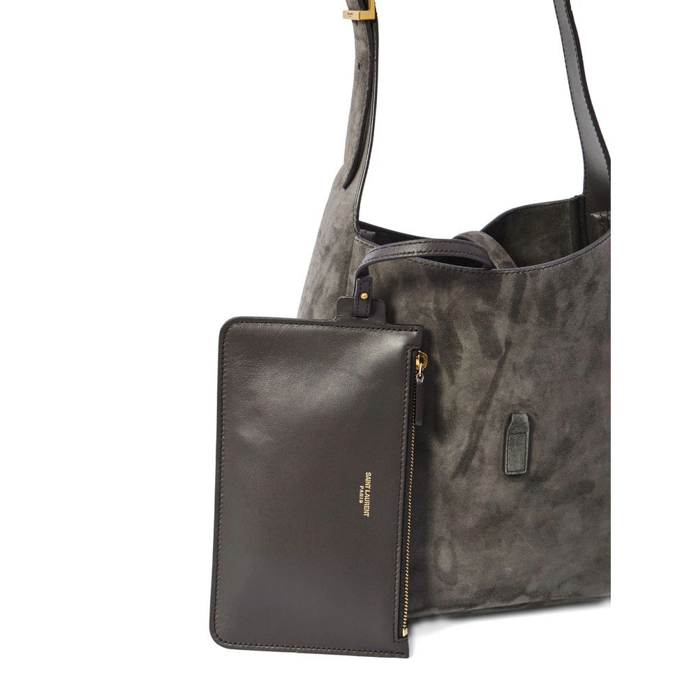 Saint Laurent Paris Saint Laurent GREY Shoulder Bags Size ONE SIZE - 2 Thumbnail