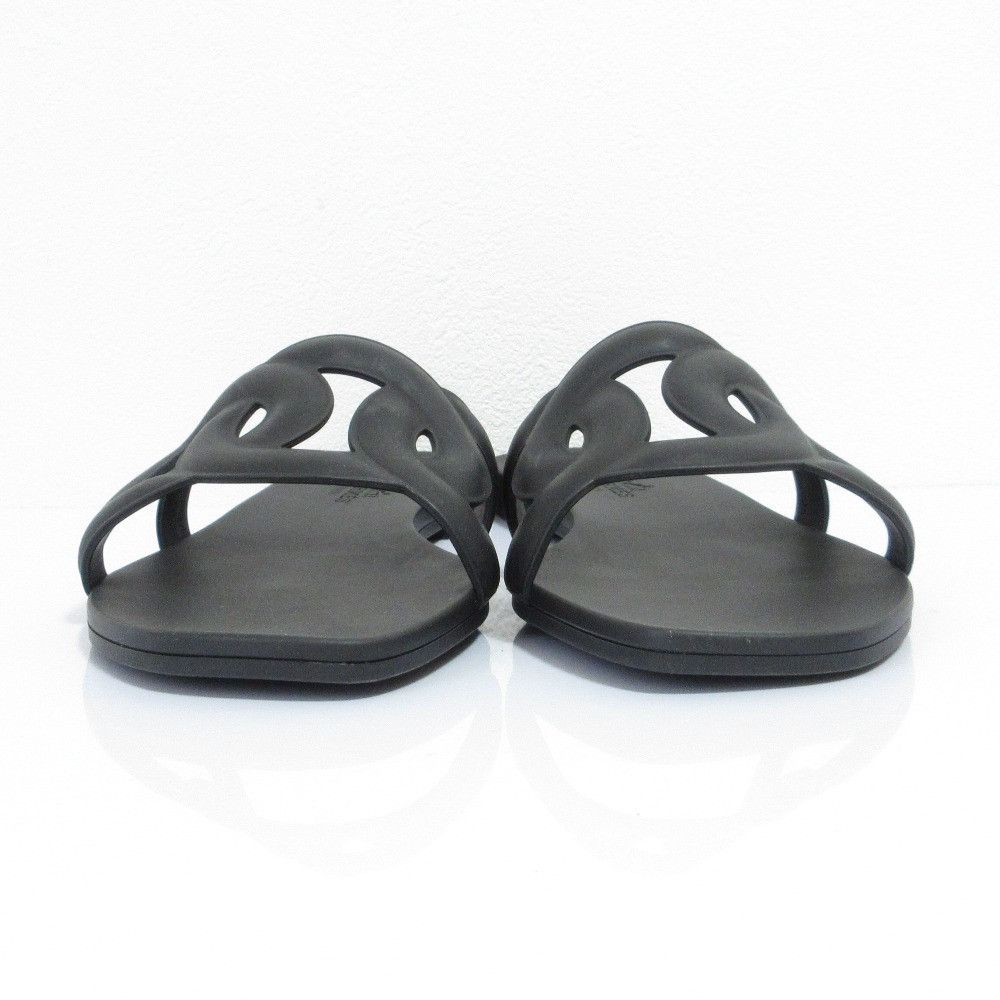 Hermes Hermes Hermès Aloha35 Flat Sandals Leather Shoes DUTY FREE for USA Size ONE SIZE - 3 Thumbnail