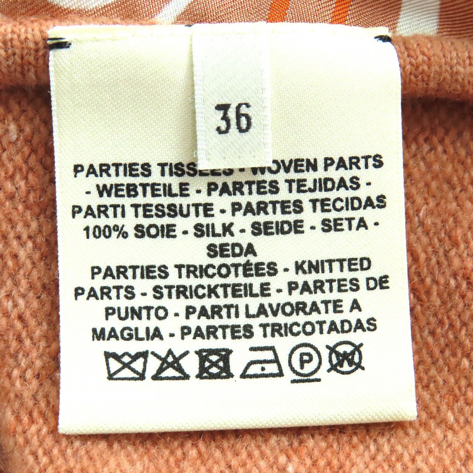 Hermes Hermes Hermès Brides de Gala Wool Silk Knit 36 Others Tops DUTY FREE for USA Size ONE SIZE - 7 Thumbnail