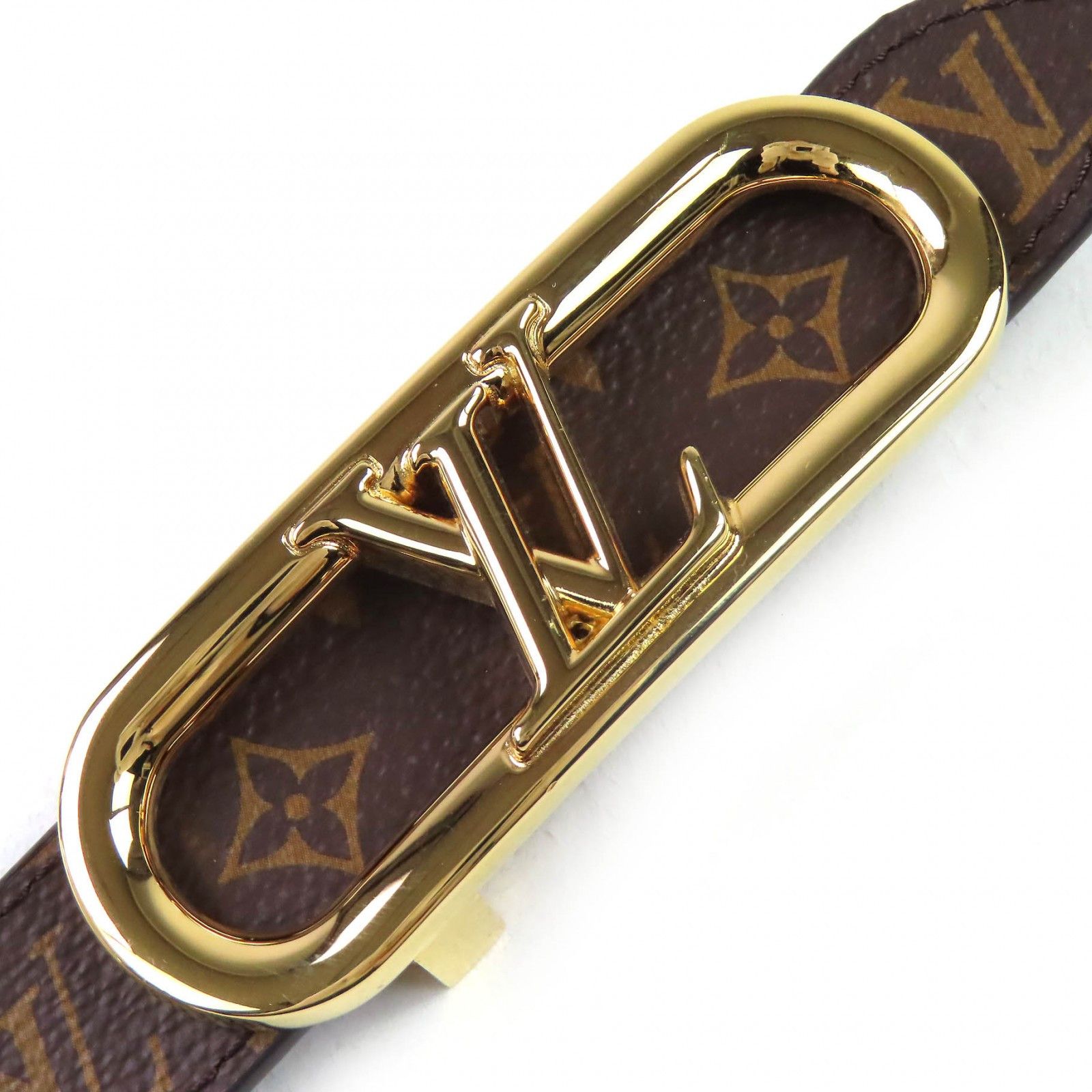 Louis Vuitton Louis Vuitton Louis Vuitton My LV Chain Reversible Monogram Leather Belt Leather Belt M0690 DUTY FREE for USA Size ONE SIZE - 4 Thumbnail
