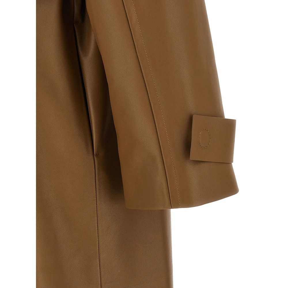 Fendi Fendi BROWN Coats - Leather Coats Size S / US 4 / IT 40 - 2 Thumbnail