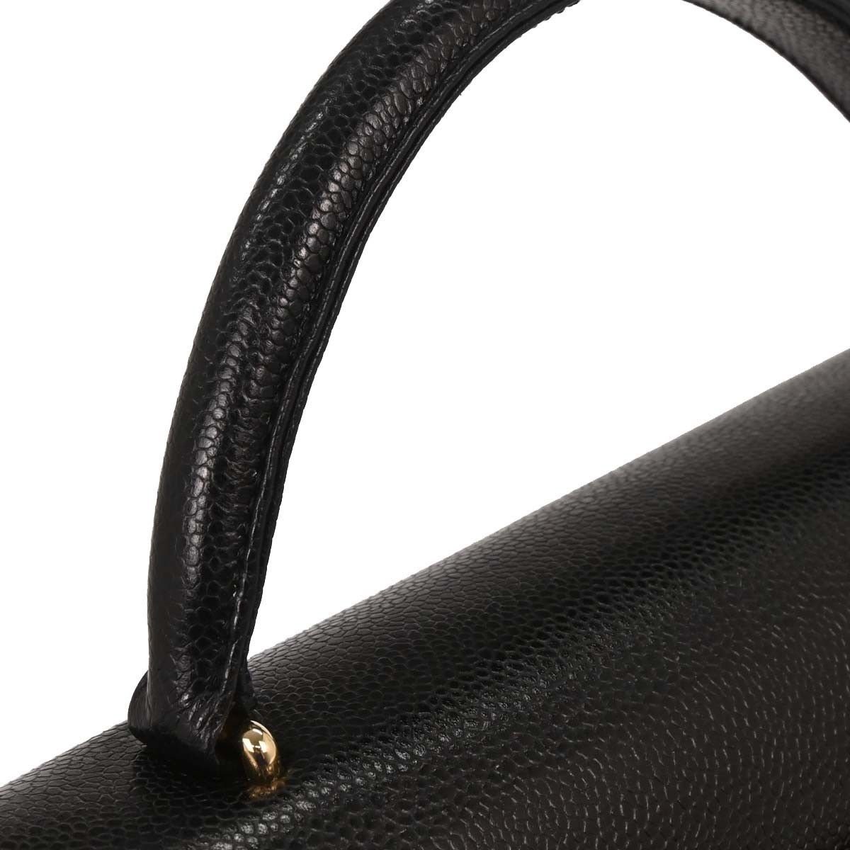 Chanel Chanel Vintage Classic Top Handle Flap Bag Caviar Size ONE SIZE - 7 Thumbnail