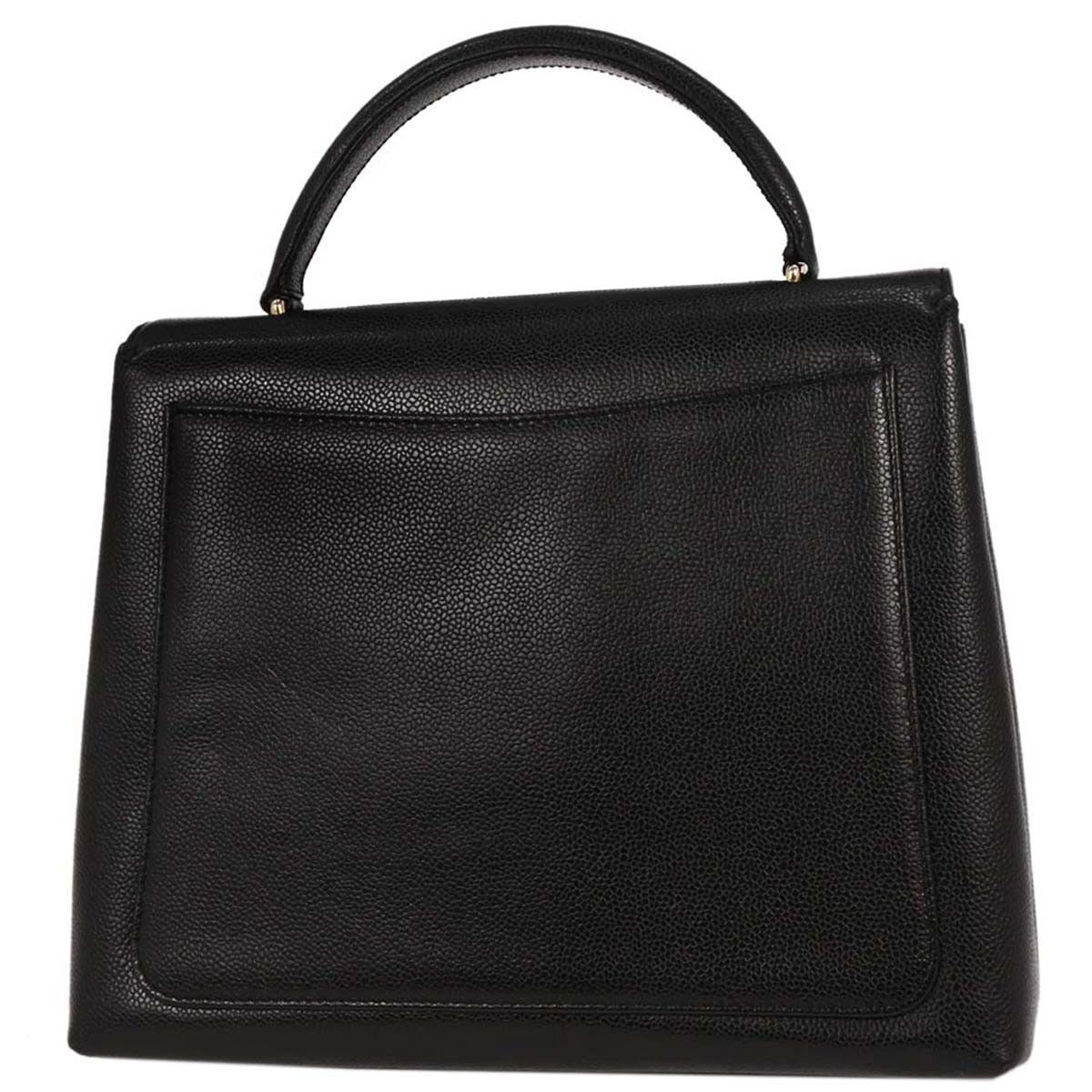 Chanel Chanel Vintage Classic Top Handle Flap Bag Caviar Size ONE SIZE - 2 Thumbnail