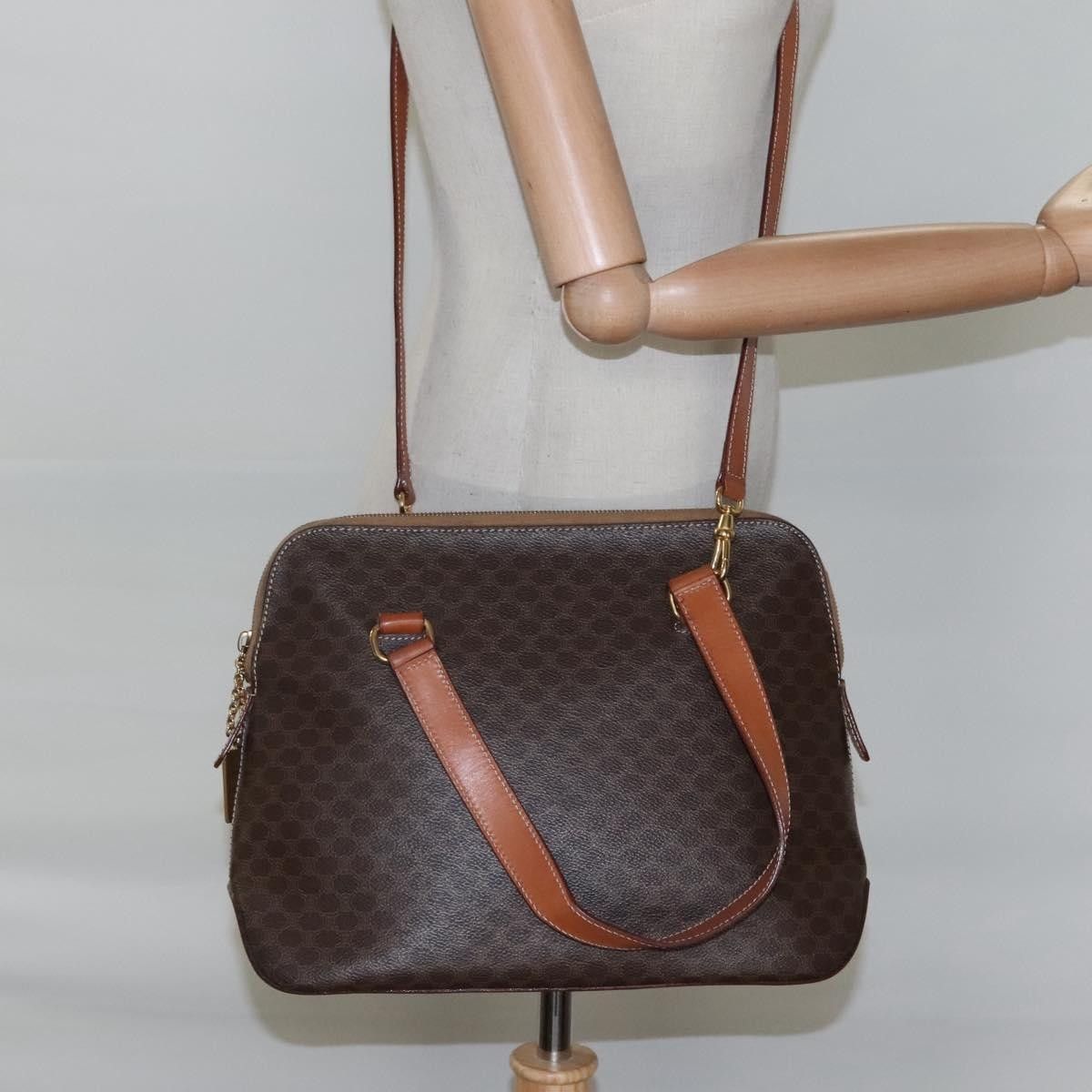 Celine Celine Vintage Macadam Handbag Canvas and Leather Size ONE SIZE - 14 Thumbnail