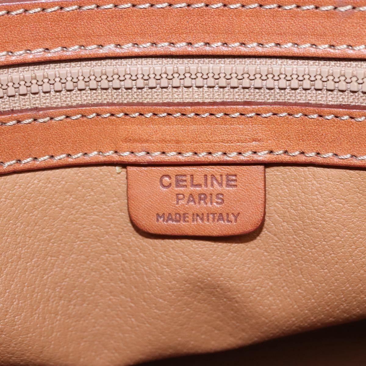 Celine Celine Vintage Macadam Handbag Canvas and Leather Size ONE SIZE - 6 Thumbnail