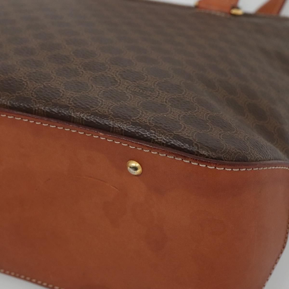 Celine Celine Vintage Macadam Handbag Canvas and Leather Size ONE SIZE - 9 Thumbnail
