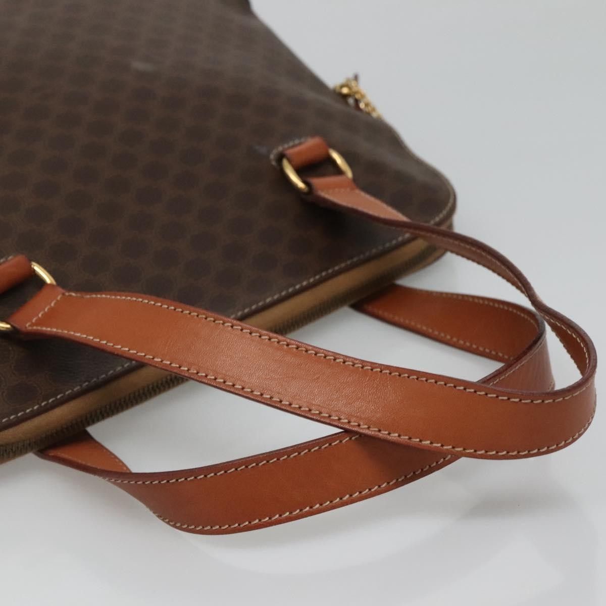 Celine Celine Vintage Macadam Handbag Canvas and Leather Size ONE SIZE - 8 Thumbnail