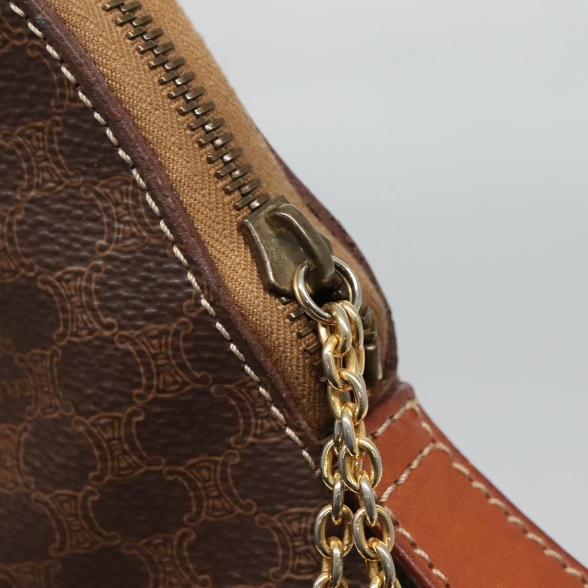 Celine Celine Vintage Macadam Handbag Canvas and Leather Size ONE SIZE - 19 Thumbnail