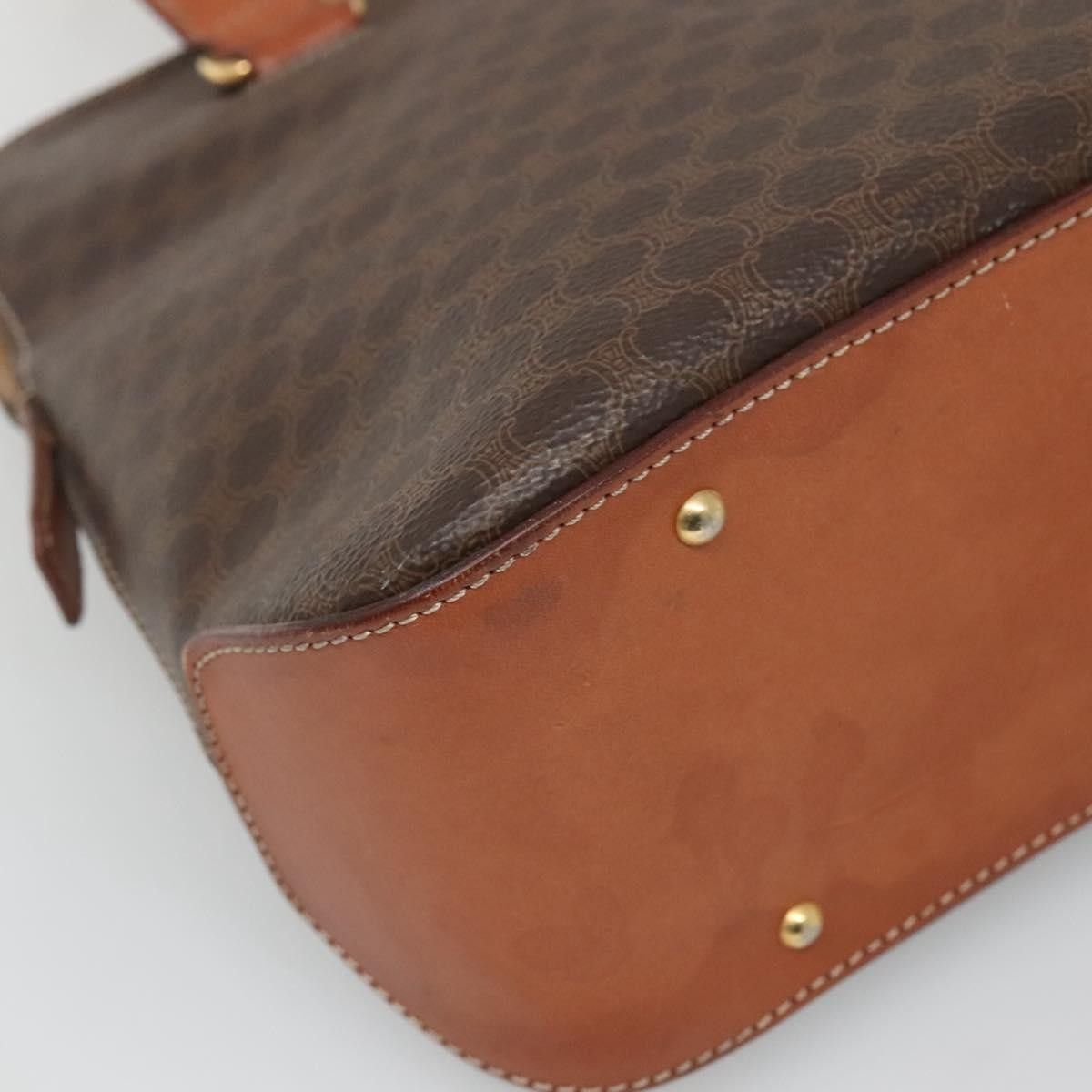 Celine Celine Vintage Macadam Handbag Canvas and Leather Size ONE SIZE - 12 Thumbnail