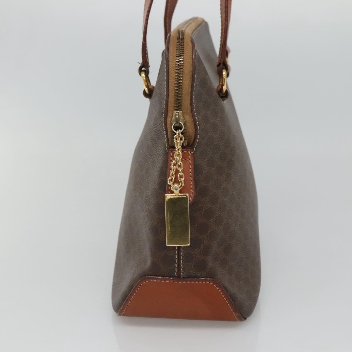 Celine Celine Vintage Macadam Handbag Canvas and Leather Size ONE SIZE - 3 Thumbnail