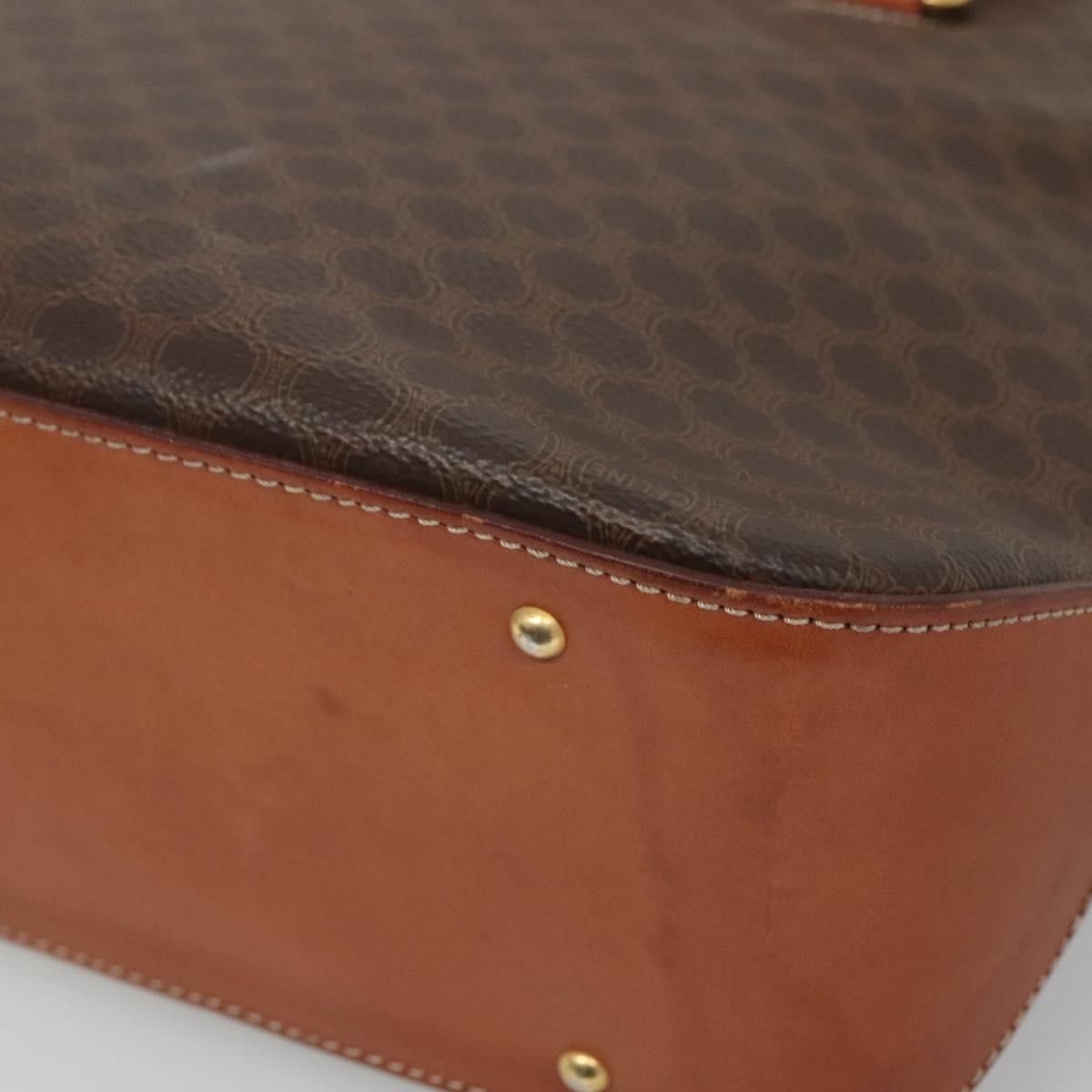 Celine Celine Vintage Macadam Handbag Canvas and Leather Size ONE SIZE - 11 Thumbnail