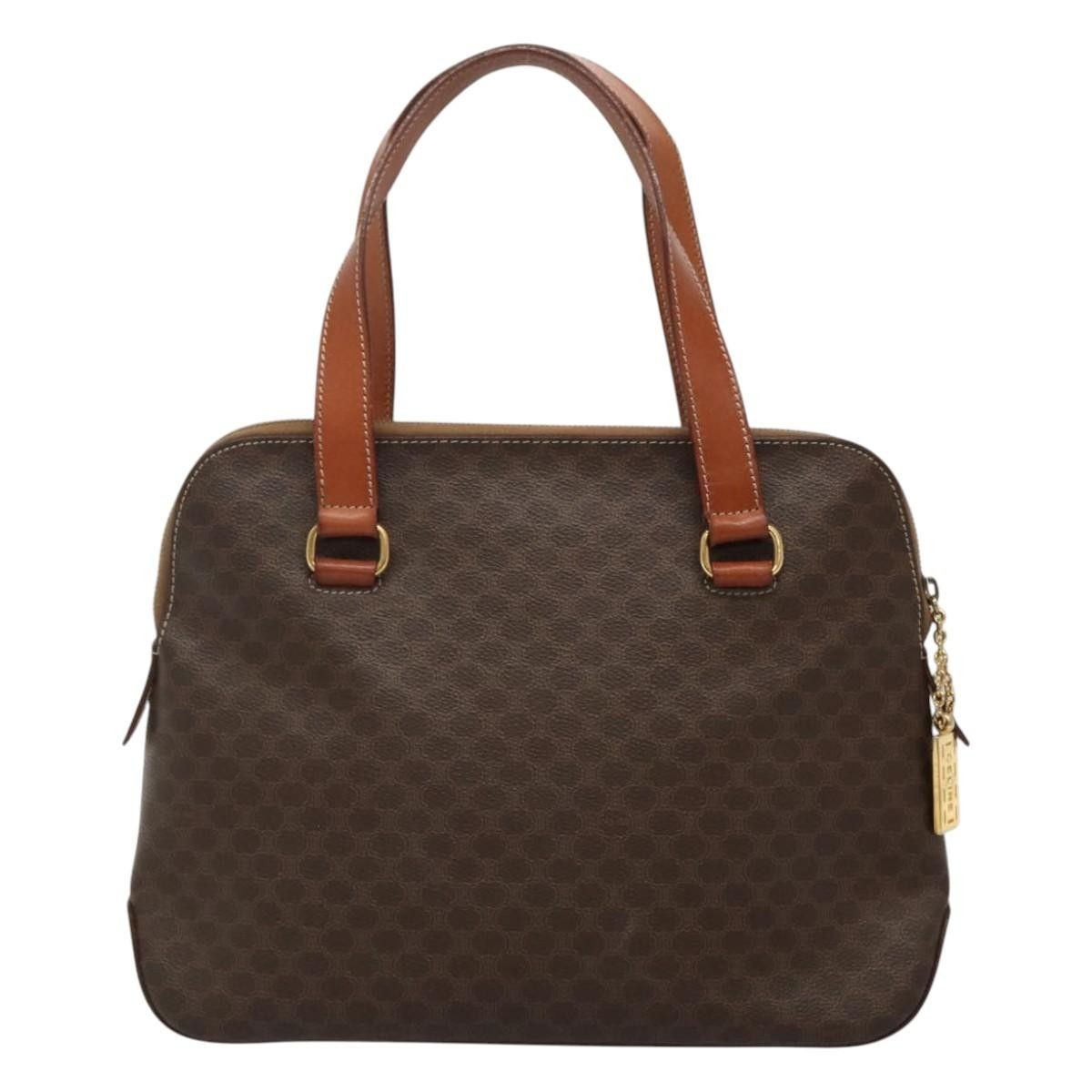 Celine Celine Vintage Macadam Handbag Canvas and Leather Size ONE SIZE - 2 Thumbnail