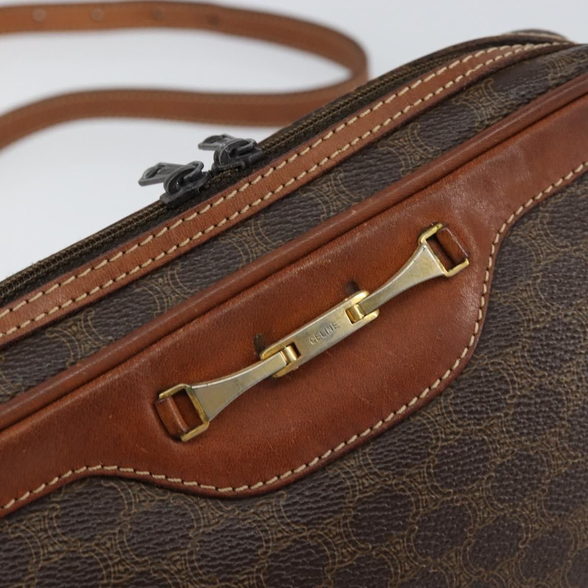 Celine Celine Vintage Macadam Canvas and Leather Size ONE SIZE - 12 Thumbnail