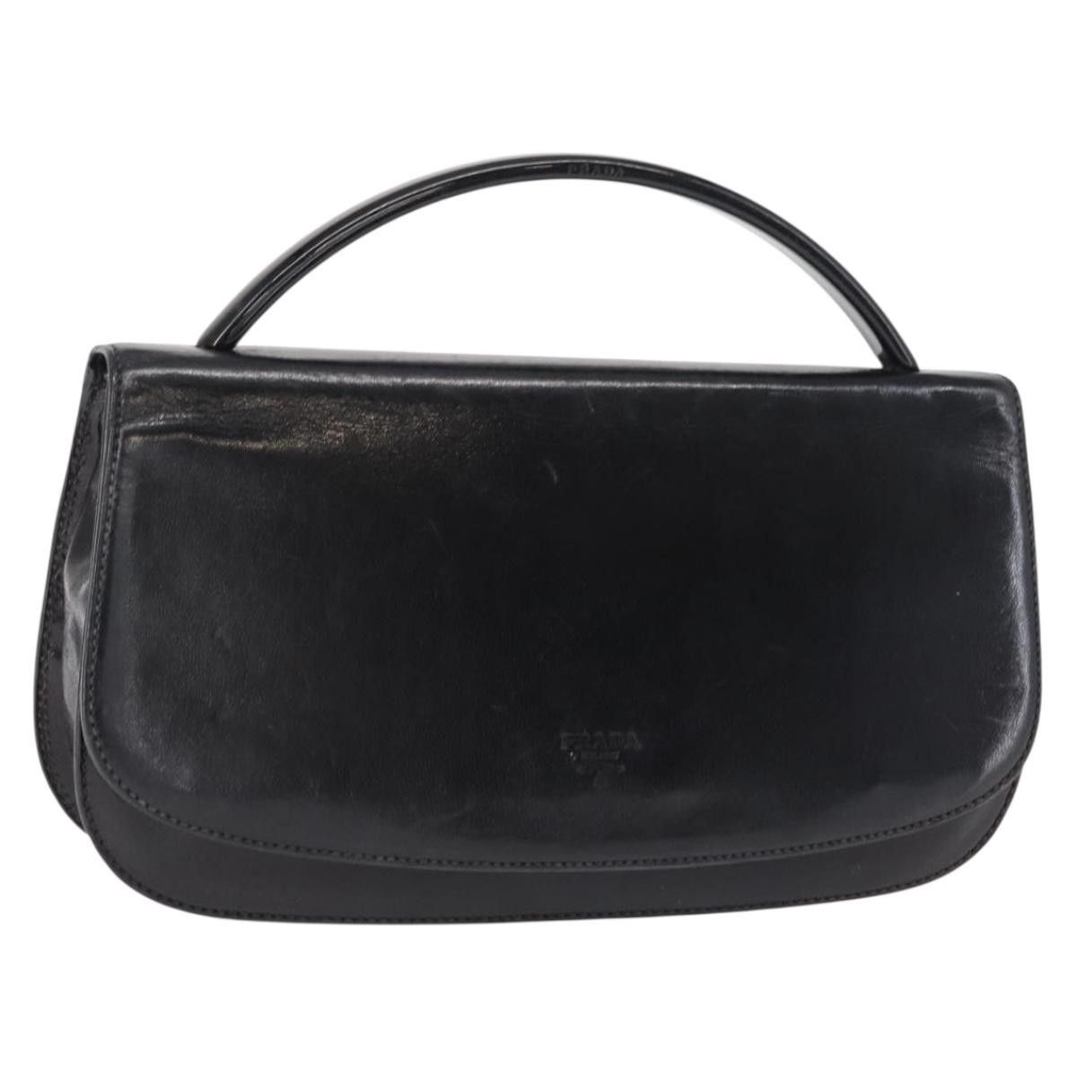 Prada Prada Vintage Handbag Leather Size ONE SIZE - 19 Thumbnail