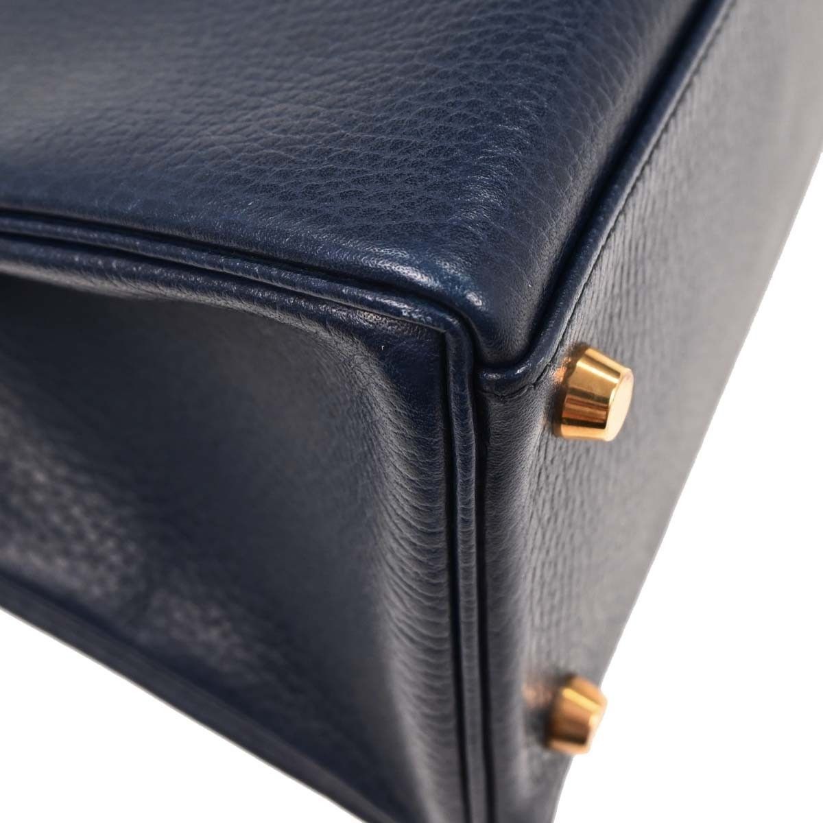 Hermes Hermes Kelly Handbag Blue Ardennes with Gold Hardware Size ONE SIZE - 6 Thumbnail