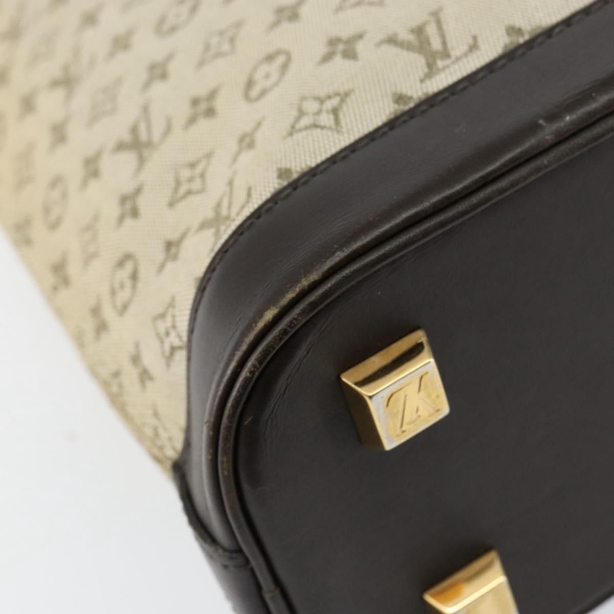 Louis Vuitton Louis Vuitton Alma Handbag Mini Lin Monogram Size ONE SIZE - 10 Thumbnail