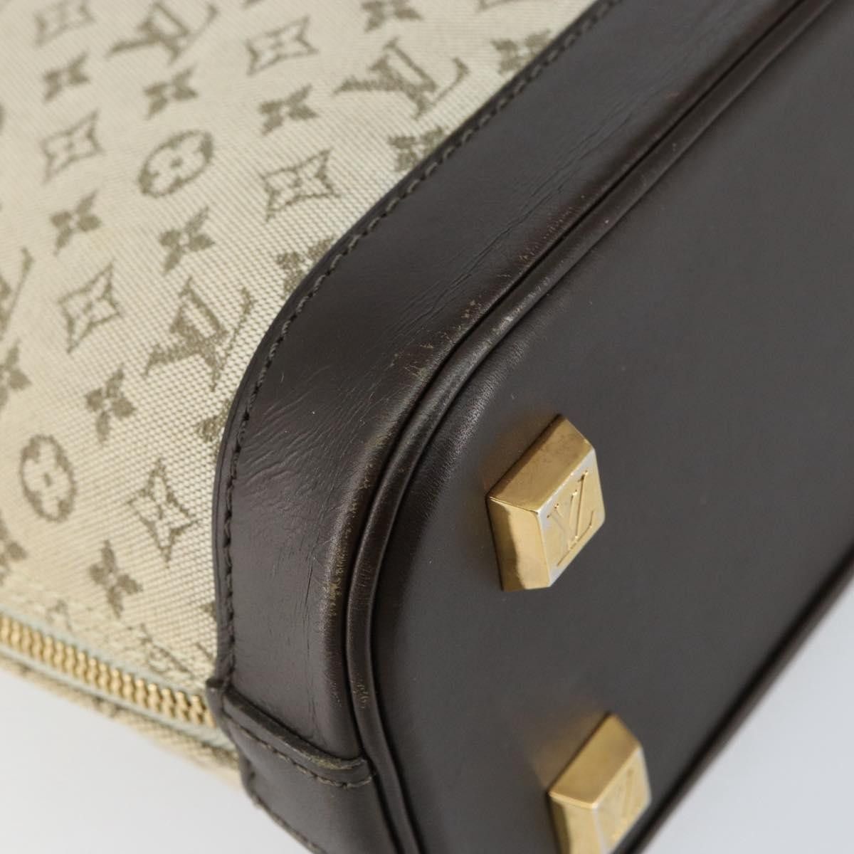 Louis Vuitton Louis Vuitton Alma Handbag Mini Lin Monogram Size ONE SIZE - 11 Thumbnail