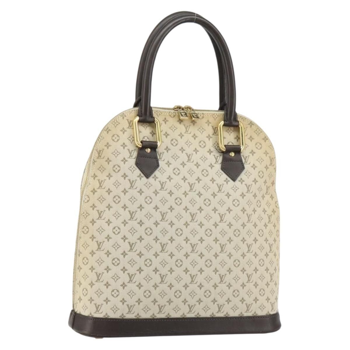 Louis Vuitton Louis Vuitton Alma Handbag Mini Lin Monogram Size ONE SIZE - 19 Thumbnail