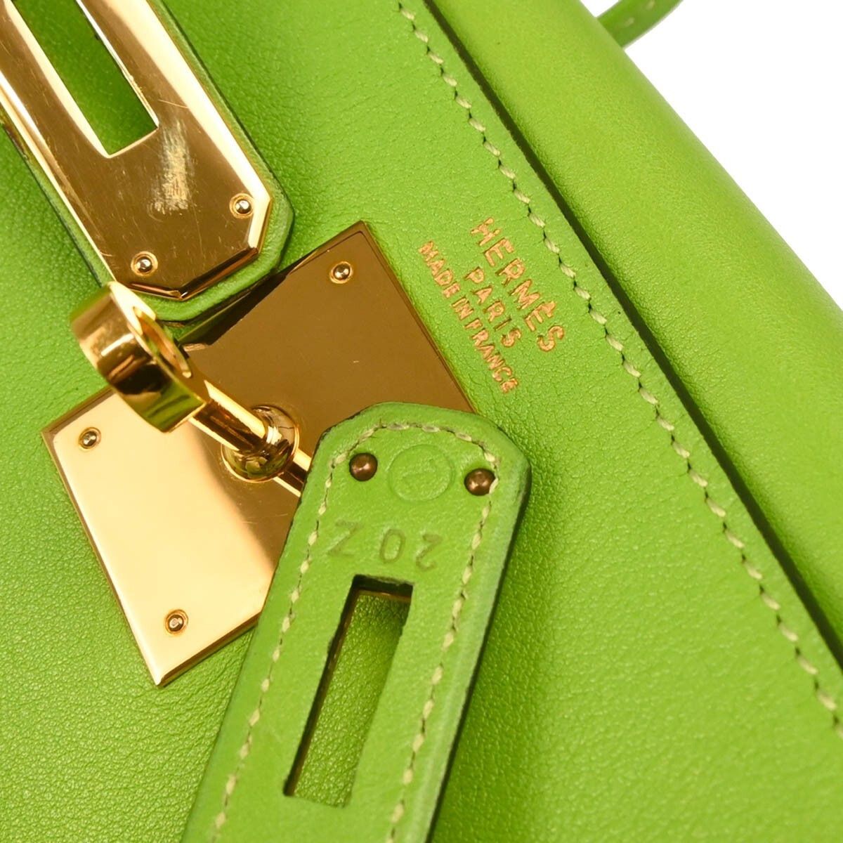 Hermes Hermes Kelly Handbag Green Gulliver with Gold Hardware Size ONE SIZE - 4 Thumbnail