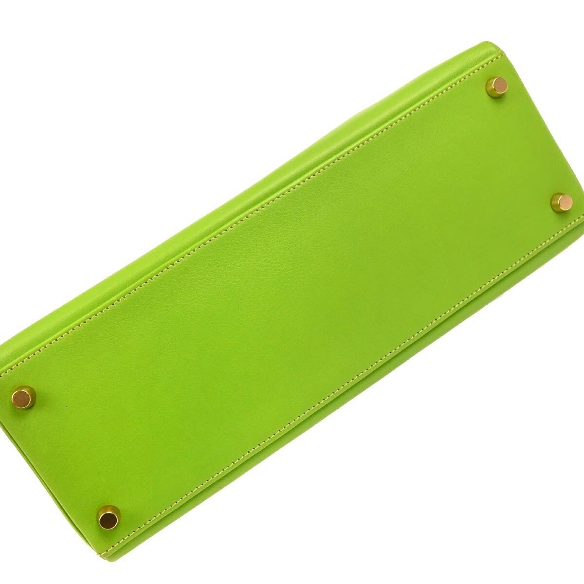 Hermes Hermes Kelly Handbag Green Gulliver with Gold Hardware Size ONE SIZE - 9 Thumbnail