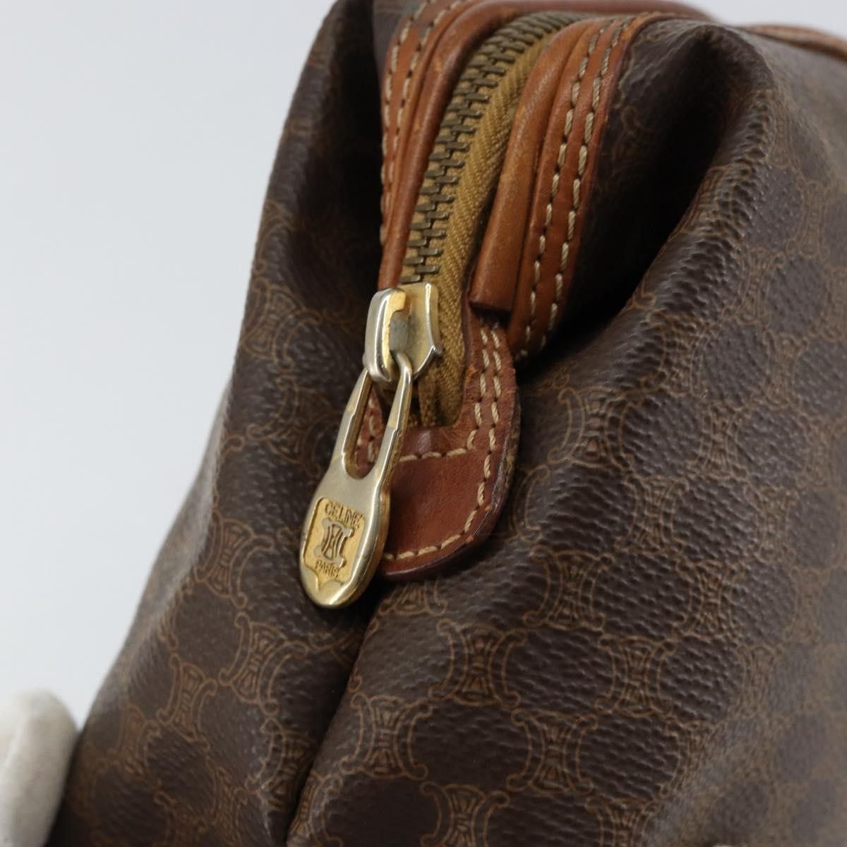Celine Celine Macadam Pochette Canvas and Leather Size ONE SIZE - 11 Thumbnail