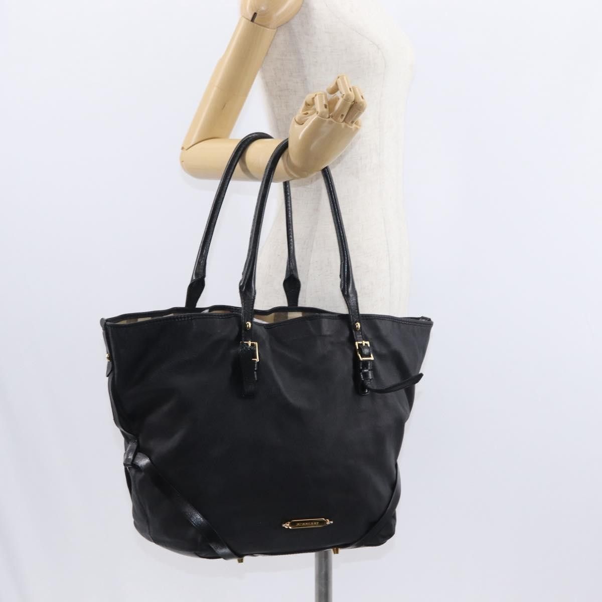 Burberry Burberry Vintage Tote Leather Size ONE SIZE - 13 Thumbnail