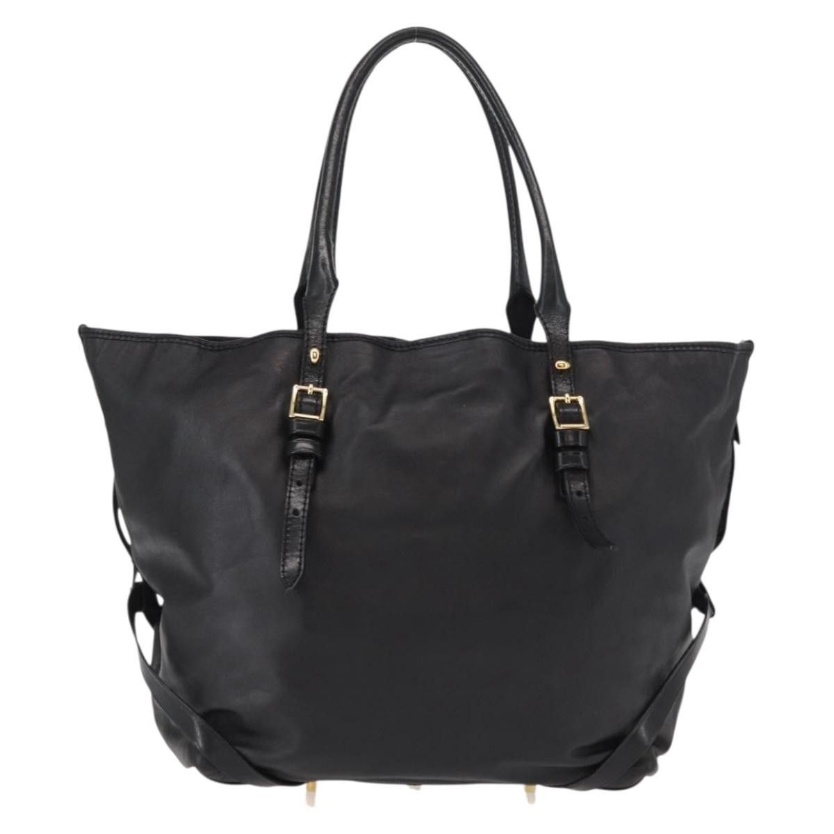 Burberry Burberry Vintage Tote Leather Size ONE SIZE - 2 Thumbnail