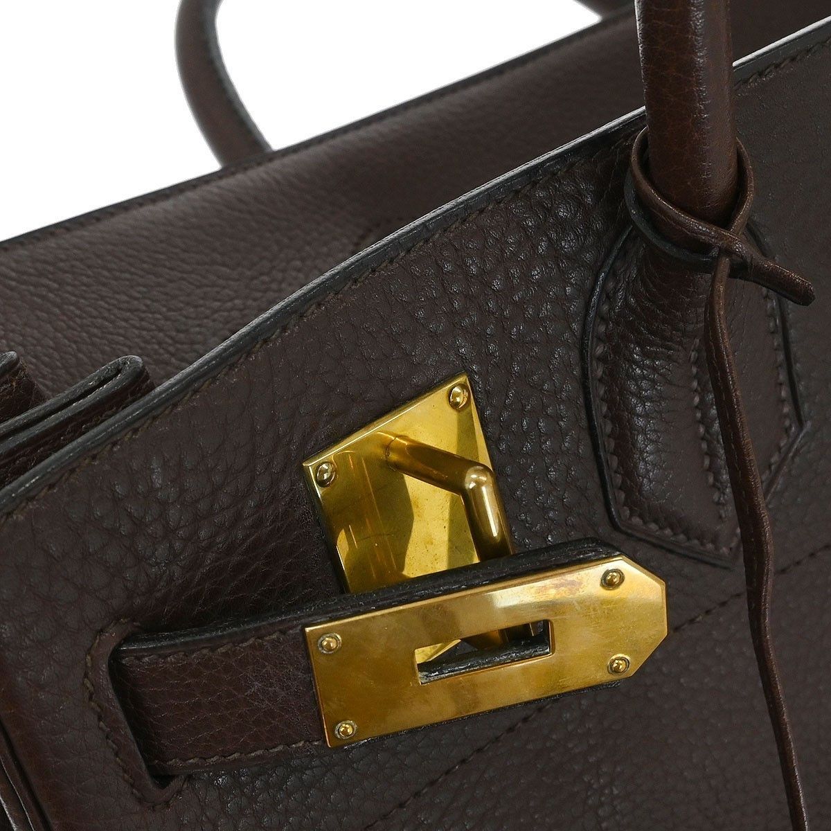 Hermes Hermes HAC Birkin Bag Brown Togo with Gold Hardware Size ONE SIZE - 12 Thumbnail