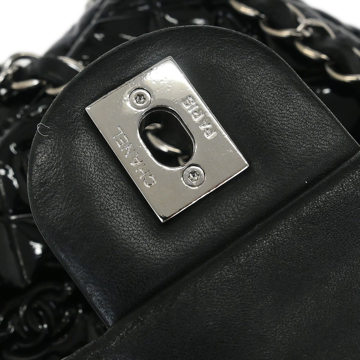 Chanel Chanel Lucky Symbols Flap Bag Embossed Patent Size ONE SIZE - 10 Thumbnail