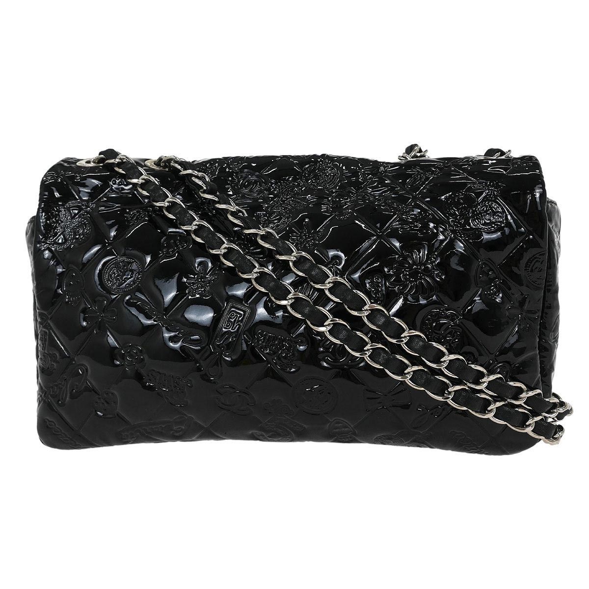 Chanel Chanel Lucky Symbols Flap Bag Embossed Patent Size ONE SIZE - 2 Thumbnail