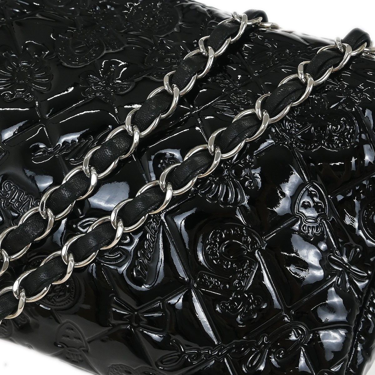 Chanel Chanel Lucky Symbols Flap Bag Embossed Patent Size ONE SIZE - 7 Thumbnail